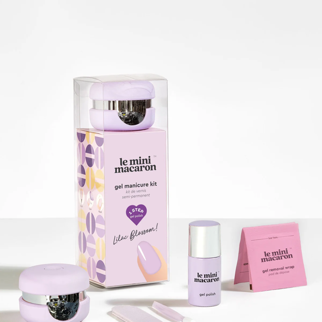 Conjunto de manicura del mini macarrón.